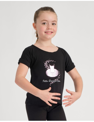 T-Shirt Danse Fille - ALBANY JR STARS TEMPS DANSE - FAME LA MAISON DE LA DANSE