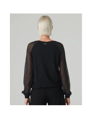 Temps Danse DUNE – T‑shirt manches tulle femme | Fame La Maison de La Danse