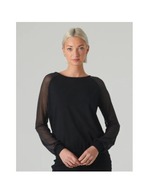 Temps Danse DUNE – T‑shirt manches tulle femme | Fame La Maison de La Danse