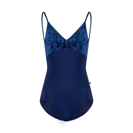 Yumiko DARIA Cosmo Dark Blue – Justaucorps velours | Fame La Maison de La Danse