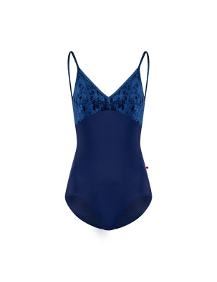 Yumiko DARIA Cosmo Dark Blue – Justaucorps velours | Fame La Maison de La Danse