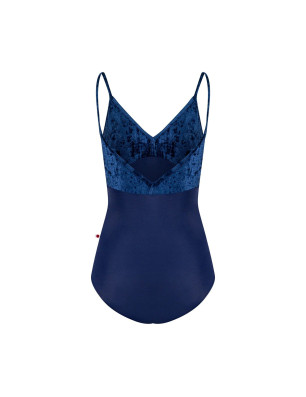 Yumiko DARIA Cosmo Dark Blue – Justaucorps velours | Fame La Maison de La Danse