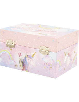 Coffre Musical Licorne Arc‑en‑Ciel – Boîte à bijoux enfant | Fame La Maison de la Danse