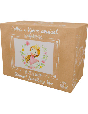 Coffre Musical Petite Princesse – Boîte à bijoux enfant | Fame La Maison de La Danse