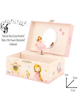 Coffre Musical Petite Princesse – Boîte à bijoux enfant | Fame La Maison de La Danse