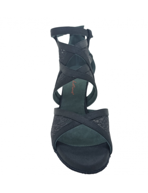 Rosso Latino MANU – Chaussures de danse noir | Talon 8 cm - Fame La Maison de la Danse