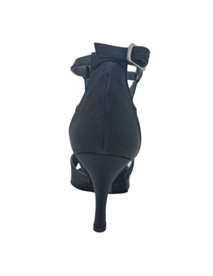 Rosso Latino MANU – Chaussures de danse noir | Talon 8 cm - Fame La Maison de la Danse