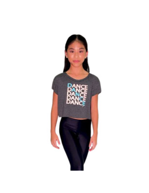 T‑shirt danse So Dança L‑2469 – Crop top moderne | Collection Dancewear - Fame La Maison de la Danse