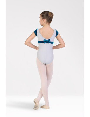 Justaucorps manches courtes nœud velours – Harmony 284 | Fame La Maison de la Danse