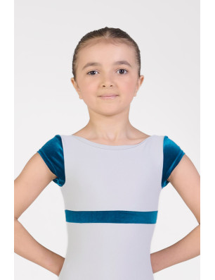 Justaucorps manches courtes nœud velours – Harmony 284 | Fame La Maison de la Danse