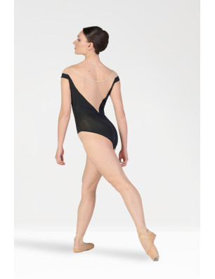 Justaucorps dos V en tulle chair – Harmony 3899 | Fame La Maison de la Danse
