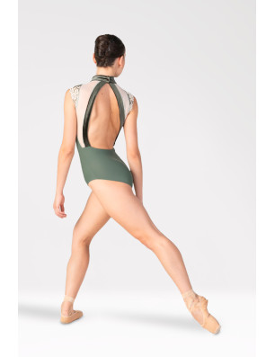 Justaucorps manches 1/4 col velours – Harmony 346 | Fame La Maison de la Danse