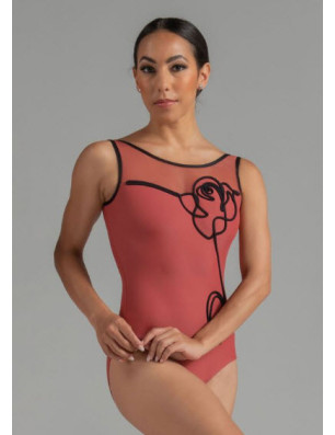 Justaucorps Monet Ballet Rosa – Lycra Mat & Dos V | Fame la maison de la danse