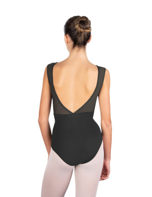 Justaucorps Caprice Ballet Rosa – Microfibre Dentelle & Dos V | Fame la maison de la danse