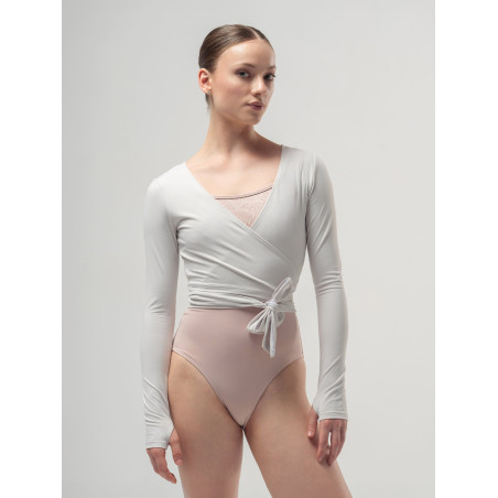 Light Nude Wrap Top – Mara Dancewear | Fame la maison de la danse