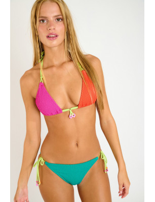 BRAROLENKA POPCOLOR – Bikini Triangle Bleu | Banana Moon