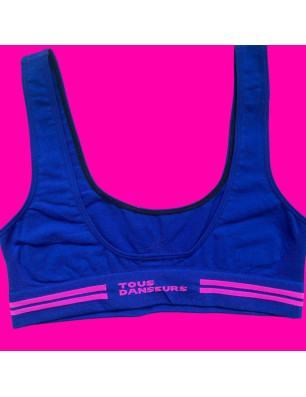 Brassière Bleu Électrique – Tous Danseurs | Seamless