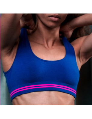 Brassière Bleu Électrique – Tous Danseurs | Seamless