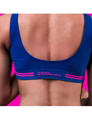 Brassière Bleu Électrique – Tous Danseurs | Seamless