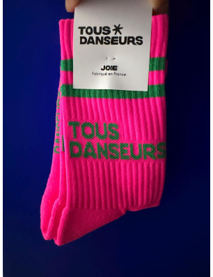 Chaussettes Rose Vert – Tous Danseurs