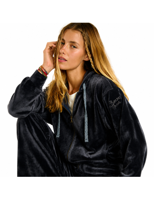 Veste velours gris IVY SEACHIC – Banana Moon