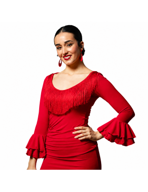 Top Flamenco Ícaro – Volants & Franges – Davedans