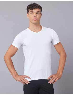 T‑Shirt danse homme col V Oliver | Confort & liberté - Temps Danse