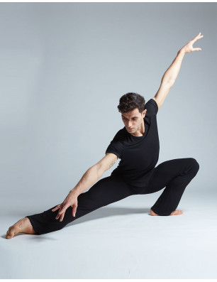 T‑Shirt danse homme col V Oliver | Confort & liberté - Temps Danse