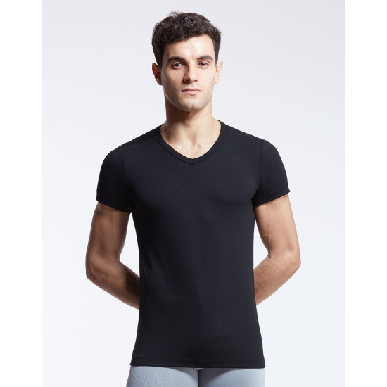 T‑Shirt danse homme col V Oliver | Confort & liberté - Temps Danse