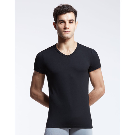 T‑Shirt danse homme col V Oliver | Confort & liberté - Temps Danse