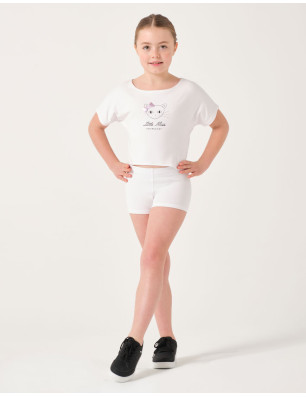 Crop Top AGILE JR ENTRECHAT – Danse Fille | Éco‑Viscose