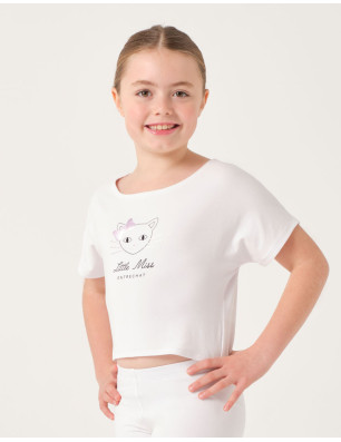Crop Top AGILE JR ENTRECHAT – Danse Fille | Éco‑Viscose