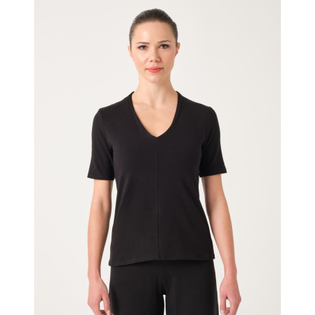 T‑shirt Yoga CANOA – Brassière Intégrée | Temps Danse