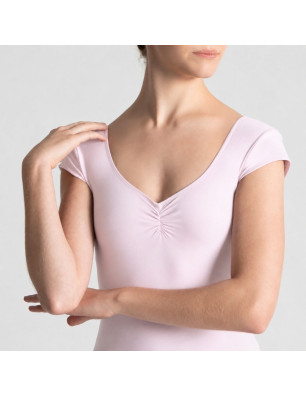 Ballet Rosa BEATRICE MF – Justaucorps Manches Courtes Pinch