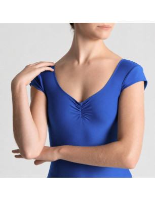 Ballet Rosa BEATRICE – Justaucorps fille Manches Courtes Pinch