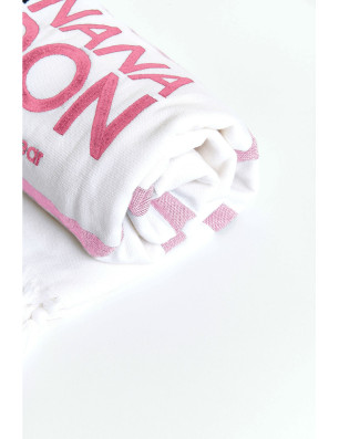 Fouta de plage rose AISSIA MARBELLA – Banana Moon
