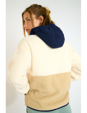 Veste bouclette beige ALIMI EAGLECREST – Banana Moon