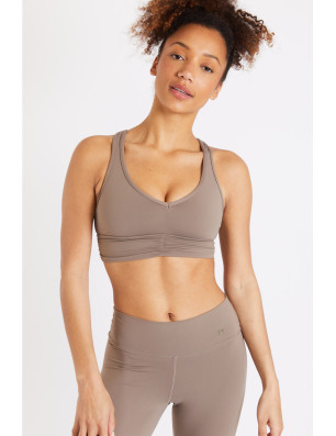 Brassière de sport taupe FLOW WELLJUMP – Banana Moon