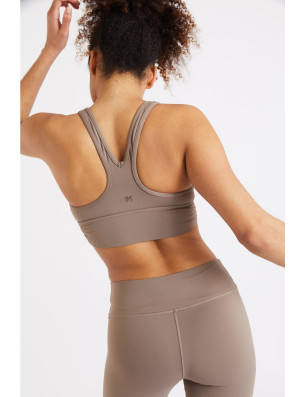 Brassière de sport taupe FLOW WELLJUMP – Banana Moon