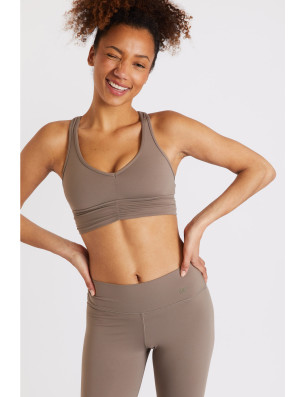 Brassière de sport taupe FLOW WELLJUMP – Banana Moon