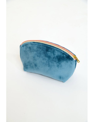 Pochette velours cobalt GRAPHITE LEYLAK – Banana Moon