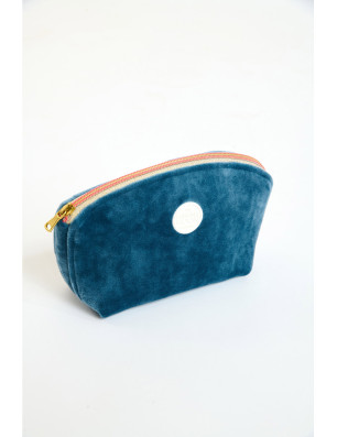 Pochette velours cobalt GRAPHITE LEYLAK – Banana Moon