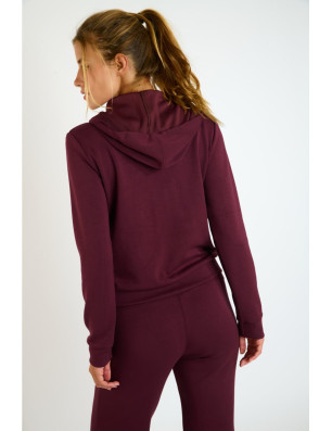 Veste zippée bordeaux RESCO BAYJOY – Banana Moon