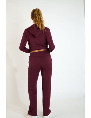 Jogging droit bordeaux WALK BAYJOY – Banana Moon