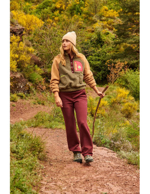 Jogging droit bordeaux WALK BAYJOY – Banana Moon