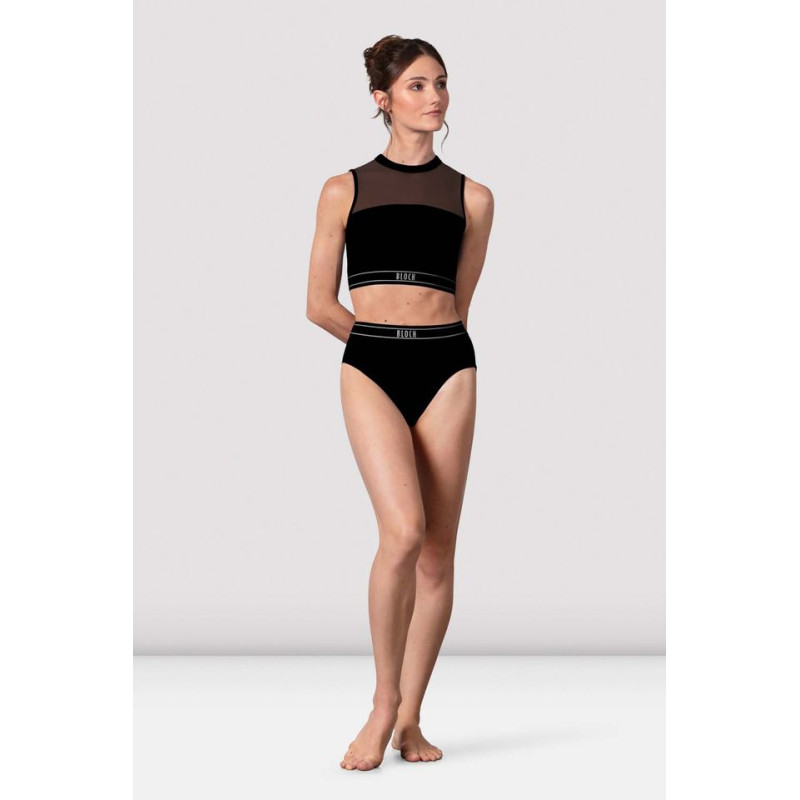 Crop top DAKOTA dos ouvert