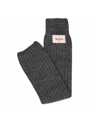 Guêtres Logo Repetto A0201 – Maille douce danse