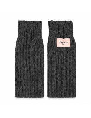 Guêtres Logo Repetto A0201 – Maille douce danse