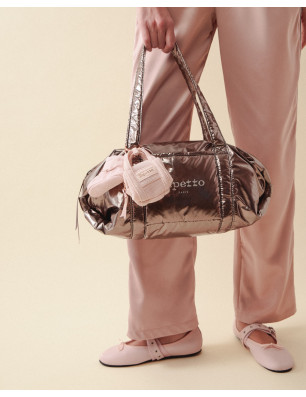 Sac Polochon Nylon M Cuivre Rose – Repetto B0232NB