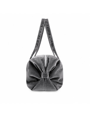 Sac Polochon Velours L Gris Graphite – Repetto B0233V